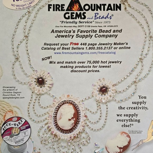 Bead And Button Special Vintage Style Jewelry Magazine April 2008 Exclusive - Picture 3 of 12